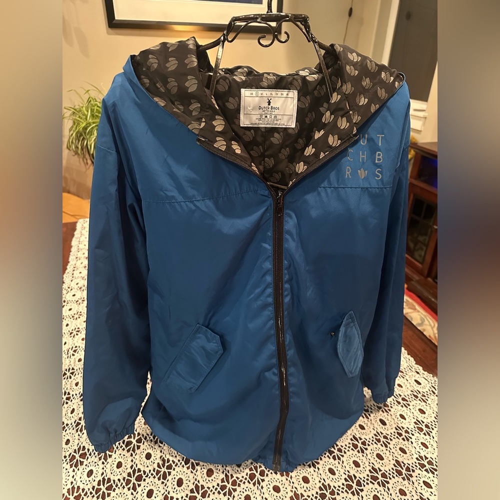 Worth Blue Utility Jacket With Patterned Lining - image 7